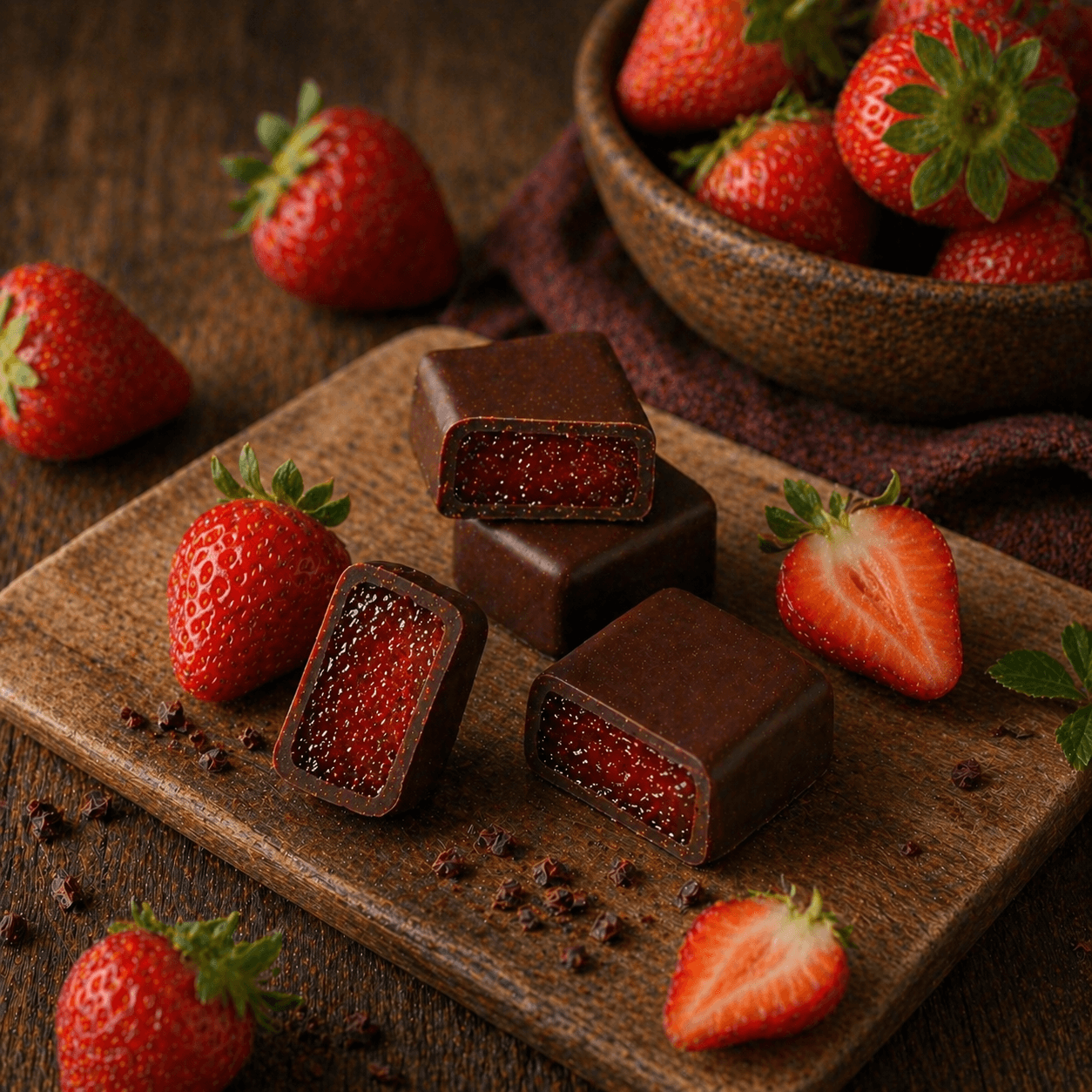 Strawberry Marmalade Candies